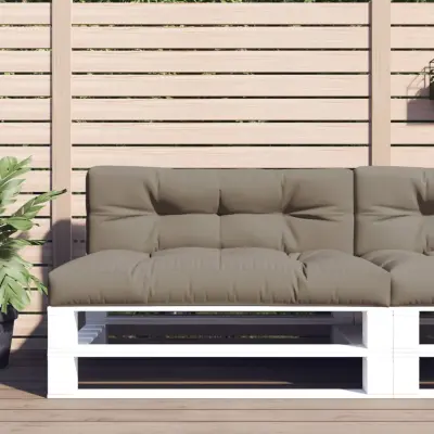 The Living Store Blazina za kavč iz palet taupe 120x40x12 cm - Blazina Za Palete