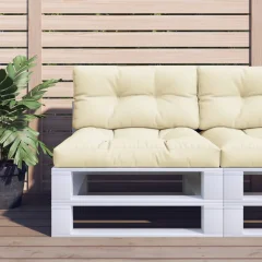 The Living Store Blazina za kavč iz palet krem 70x40x12 cm - Blazina Za Palete