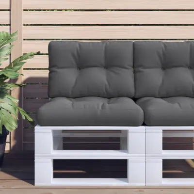 The Living Store Blazine za palete 2 kosa antracit blago - Blazina Za Palete