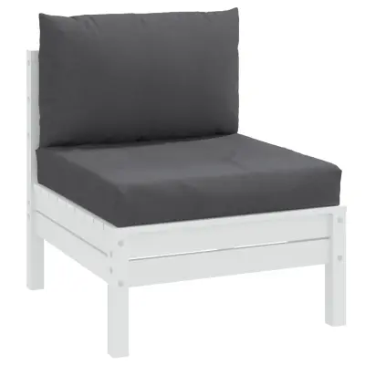 The Living Store Blazine za palete 2 kosa melanž antracit blago - Blazina Za Palete
