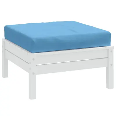 The Living Store Blazina za palete melanž modra 60x60x10 cm blago - Blazina Za Palete