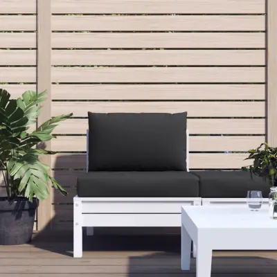 The Living Store Blazine za kavč iz palet 2 kosa črno blago - Blazina Za Palete