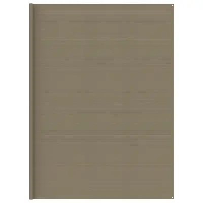 The Living Store Preproga za šotor taupe 400x700 cm HDPE - Preproga Za Šotor