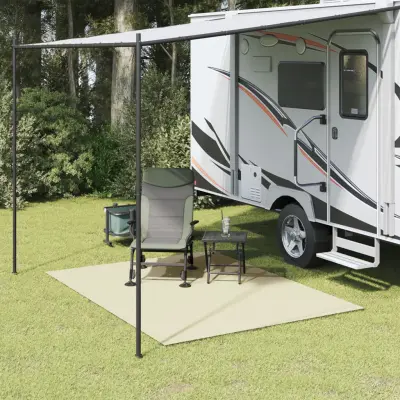 The Living Store Podloga za kampiranje krem 4x2 m - Podloga Za Kampiranje