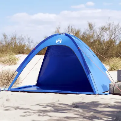 The Living Store Šotor za plažo azurno moder vodoodporen - Šotor Za Plažo