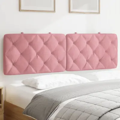 The Living Store Vzglavna stranica roza 160 cm žamet - Vzglavna Stranica