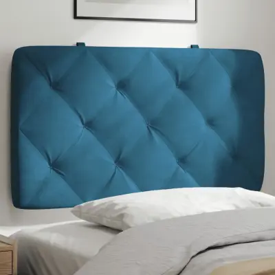 The Living Store Vzglavna stranica modra 90 cm žamet - Vzglavna Stranica