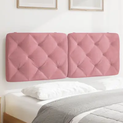 The Living Store Vzglavna stranica roza 120 cm žamet - Vzglavna Stranica