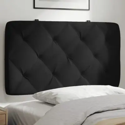 The Living Store Vzglavna stranica črna 90 cm žamet - Vzglavna Stranica