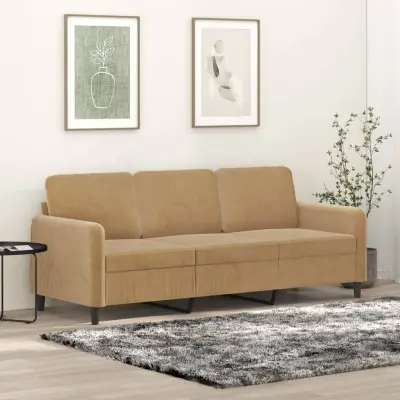 The Living Store Trosed rjav 180 cm žamet - Trosed