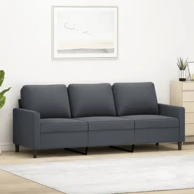 The Living Store Trosed temno siv 180 cm žamet - Trosed
