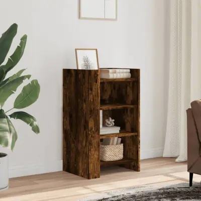 The Living Store Komoda dimljeni hrast 45x35x75 cm inženirski les - Komoda