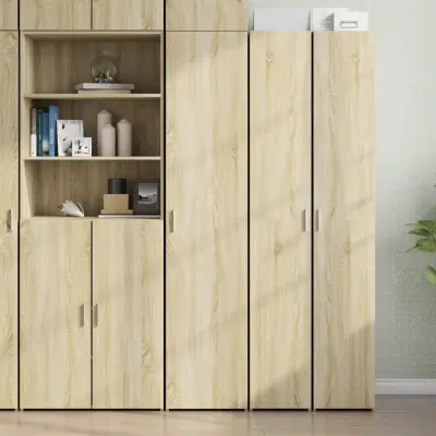 The Living Store Visoka omara sonoma hrast 40x42,5x185 cm inženirski les - Visoka Omarica