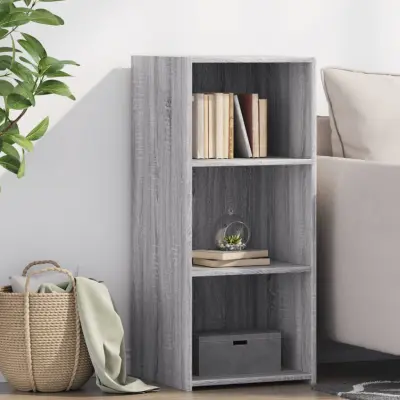 The Living Store Komoda siva sonoma 40x41x93 cm inženirski les - Komoda