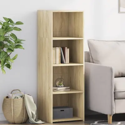The Living Store Visoka omara sonoma hrast 40x41x124 cm inženirski les - Visoka Omara