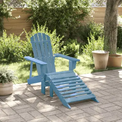 The Living Store Stol adirondack s taburejem moder les jelke - Adirondack Stol