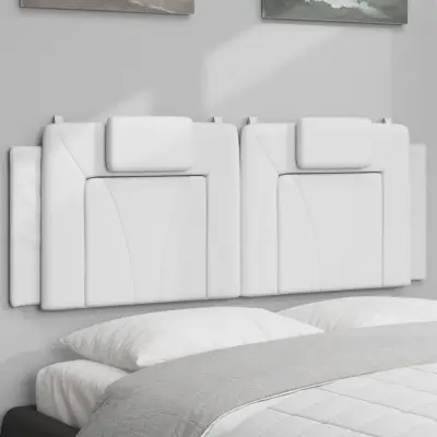 The Living Store Vzglavna stranica bela 140 cm umetno usnje - Vzglavna Stranica