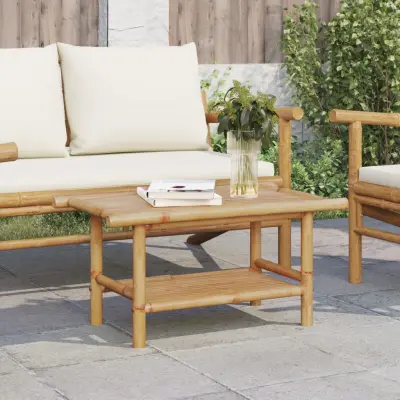 The Living Store Klubska mizica 70x40x35 cm bambus - Klubska Mizica