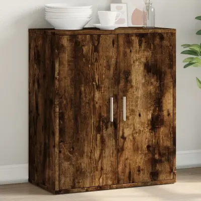 The Living Store Komoda dimljeni hrast 60x31x70 cm inženirski les - Komoda