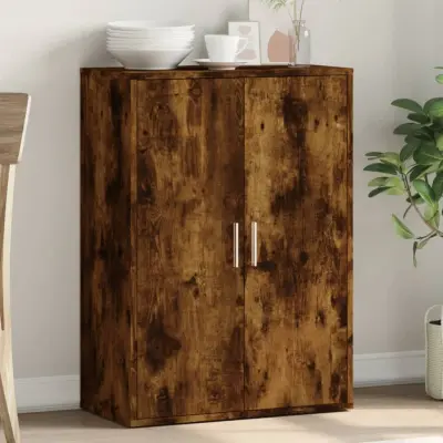The Living Store Komoda dimljeni hrast 60x31x84 cm inženirski les - Komoda