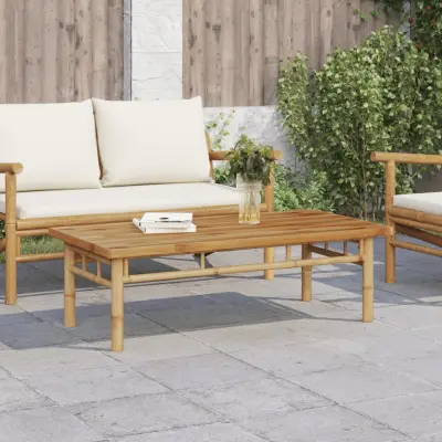 The Living Store Klubska mizica 110x55x35 cm bambus - Klubska Mizica
