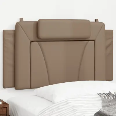 The Living Store Vzglavna stranica kapučino 100 cm umetno usnje - Vzglavna Stranica