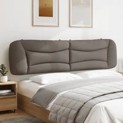 The Living Store Vzglavna stranica taupe 200 cm blago - Vzglavna Stranica