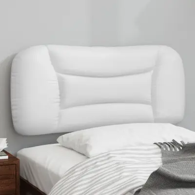 The Living Store Vzglavna stranica bela 90 cm umetno usnje - Vzglavna Stranica
