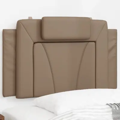 The Living Store Vzglavna stranica kapučino 90 cm umetno usnje - Vzglavna Stranica