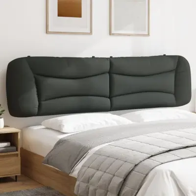 The Living Store Vzglavna stranica temno siva 200 cm blago - Vzglavna Stranica