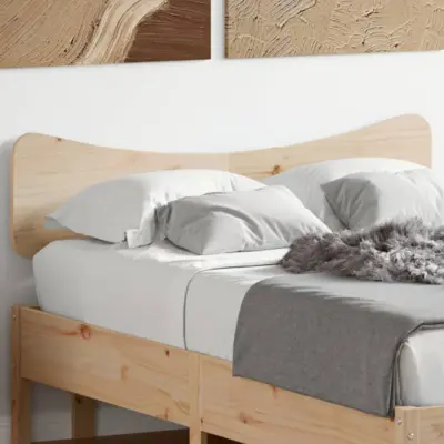 The Living Store Vzglavje 135 cm trdna borovina - Vzglavje