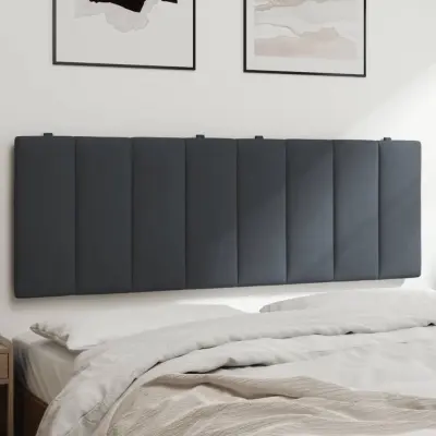 The Living Store Vzglavna stranica temno siva 120 cm žamet - Vzglavna Stranica