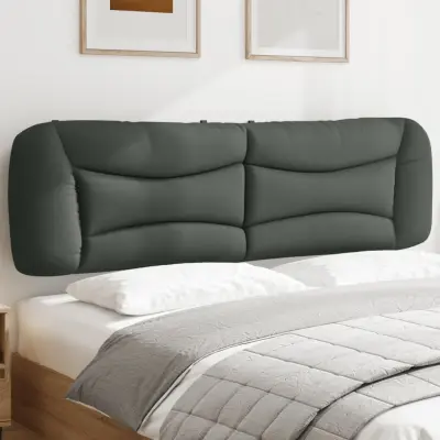 The Living Store Vzglavna stranica temno siva 180 cm blago - Vzglavna Stranica