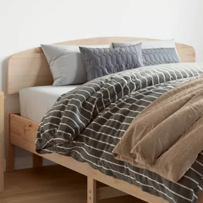 The Living Store Vzglavje 140 cm trdna borovina - Vzglavje