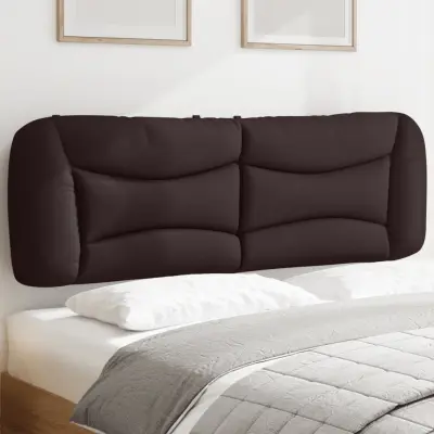 The Living Store Vzglavna stranica temno rjava 160 cm blago - Vzglavna Stranica