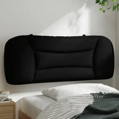The Living Store Vzglavna stranica črna 100 cm blago - Vzglavna Stranica