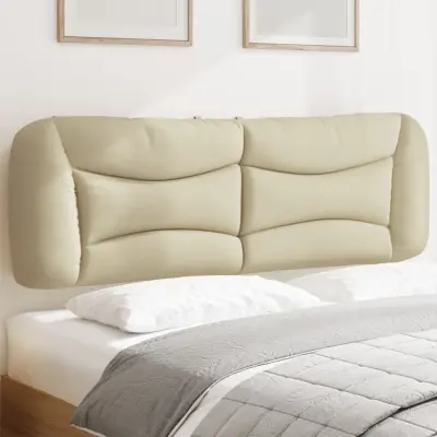 The Living Store Vzglavna stranica krem 160 cm blago - Vzglavna Stranica