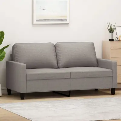 The Living Store Dvosed taupe 140 cm blago - Kavč Dvosed