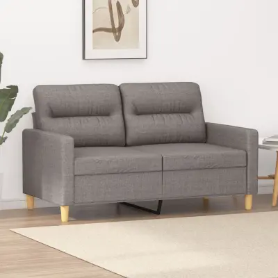 The Living Store Dvosed taupe 120 cm blago - Kavč Dvosed