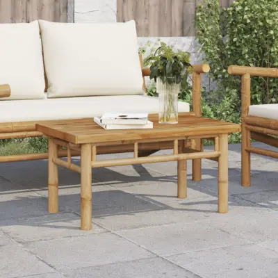 The Living Store Klubska mizica 70x40x35 cm bambus - Klubska Mizica