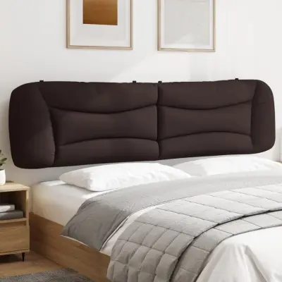 The Living Store Vzglavna stranica temno rjava 200 cm blago - Vzglavna Stranica