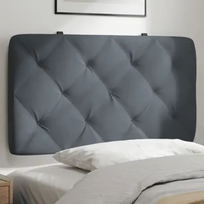 The Living Store Vzglavna stranica temno siva 80 cm žamet - Vzglavna Stranica