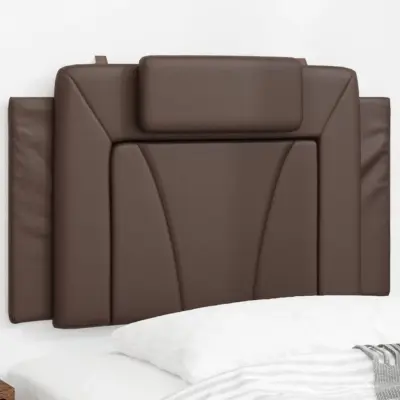 The Living Store Vzglavna stranica rjava 90 cm umetno usnje - Vzglavna Stranica