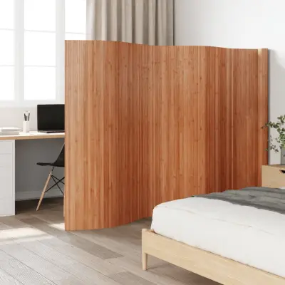 The Living Store Paravan rjav 165x600 cm bambus - Paravan