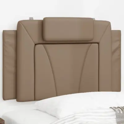 The Living Store Vzglavna stranica kapučino 80 cm umetno usnje - Vzglavna Stranica