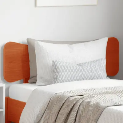 The Living Store Vzglavje voščeno rjava 90 cm trdna borovina - Vzglavje