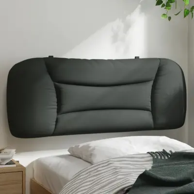 The Living Store Vzglavna stranica temno siva 100 cm blago - Vzglavna Stranica
