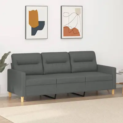 The Living Store Trosed svetlo siv 180 cm blago - Kavč Trosed