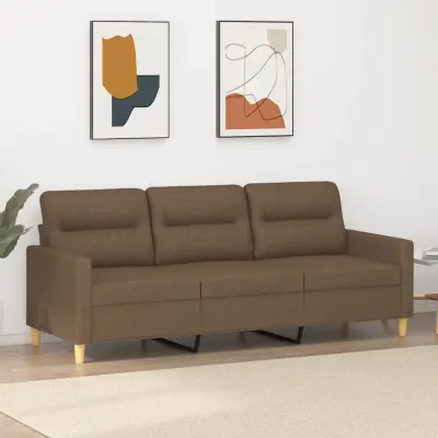 The Living Store Trosed rjav 180 cm blago - Kavč Trosed