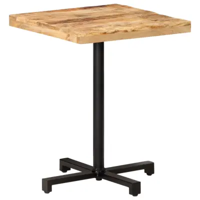 The Living Store Bistro mizica kvadratna 60x60x75 cm robusten mangov les - Bistro Miza